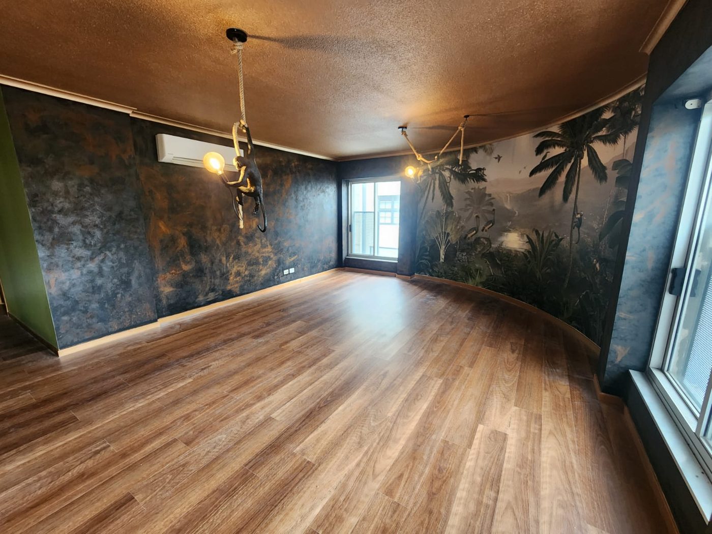 Custom feature room repaint with mural wall